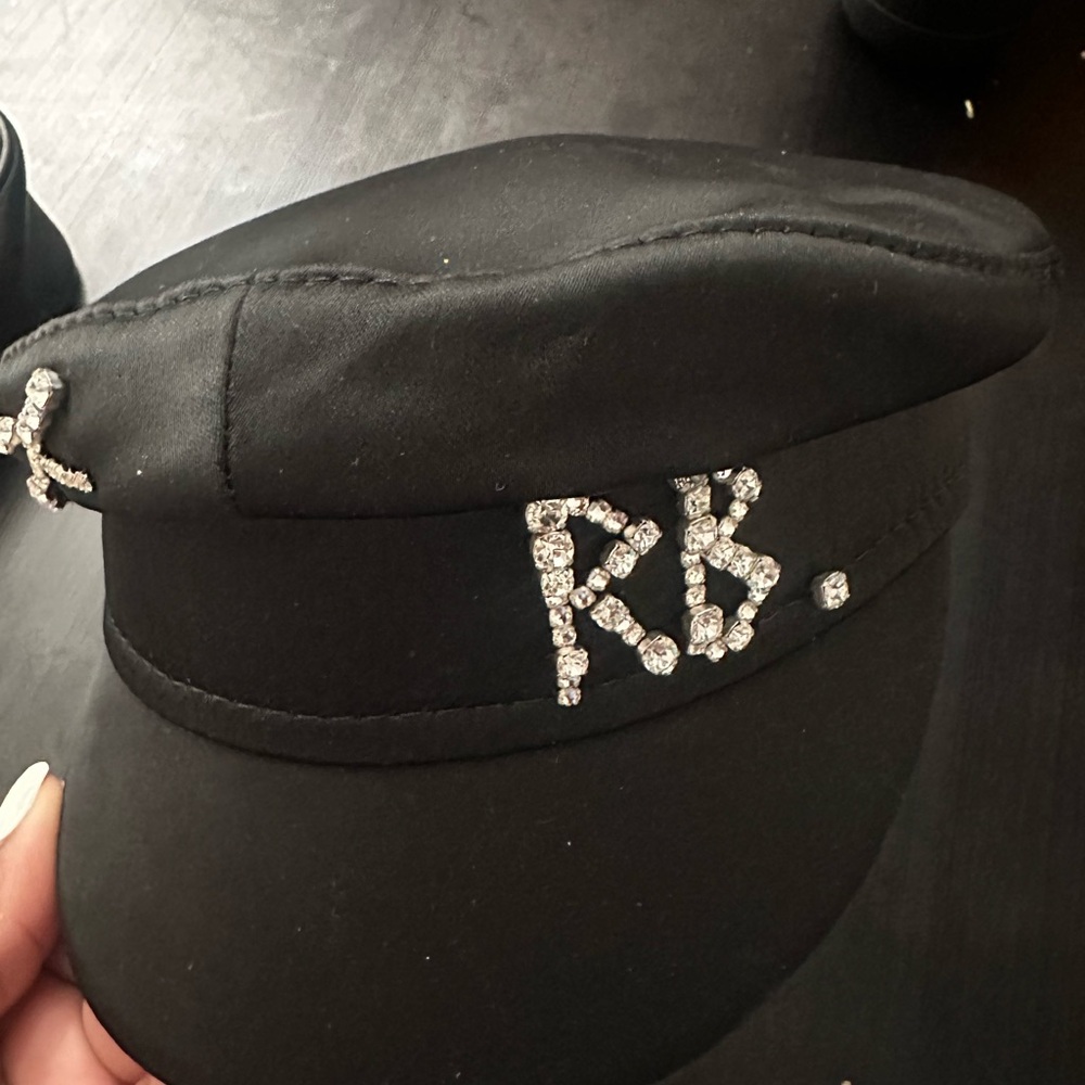 Elegant Black Embellished Women's Hat